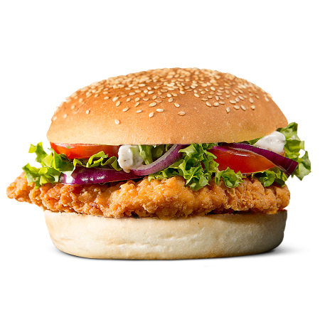 Crunchy filetburger Halal